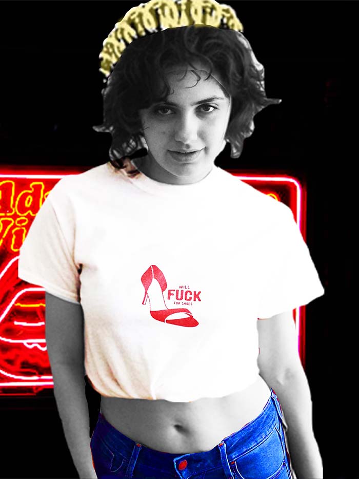 LOOSIES 'Red Shoes' t-shirt 